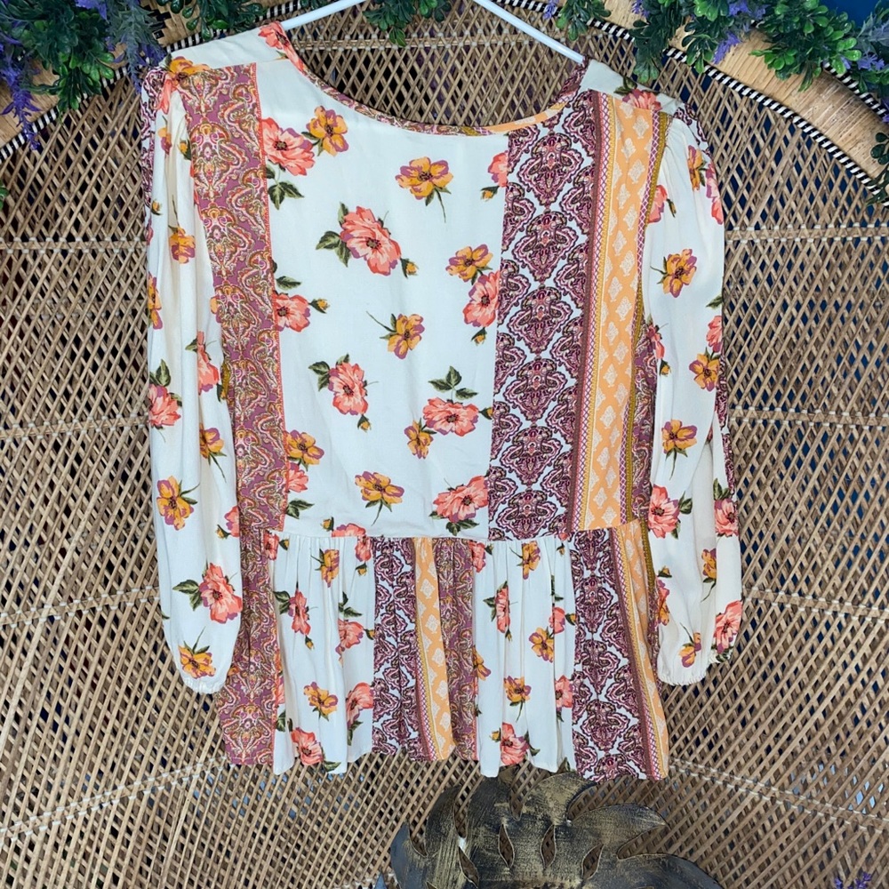 -Blue Rain- Francescas- long sleeve shirt